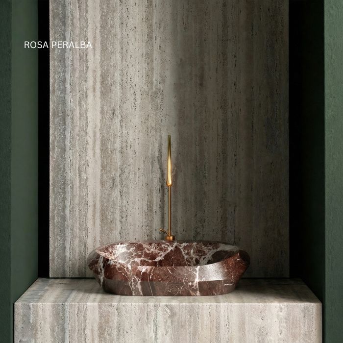 Luxus Marmor-Waschbecken 58x44cm verschiedene Sorten