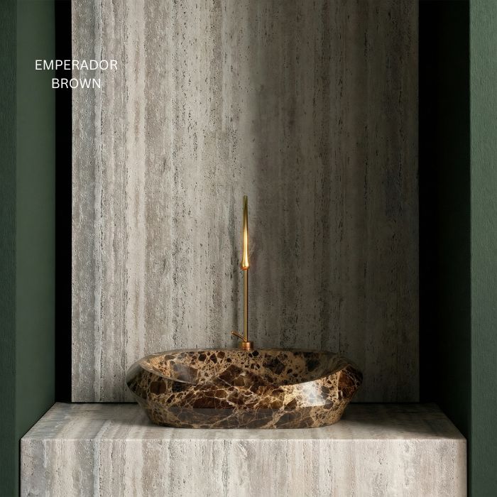 Luxus Marmor-Waschbecken 58x44cm verschiedene Sorten