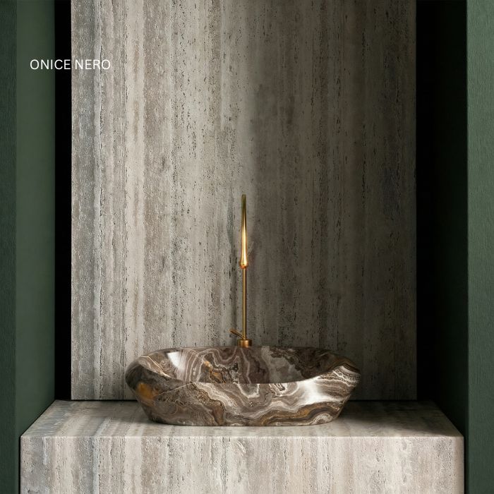 Luxus Marmor-Waschbecken 58x44cm verschiedene Sorten