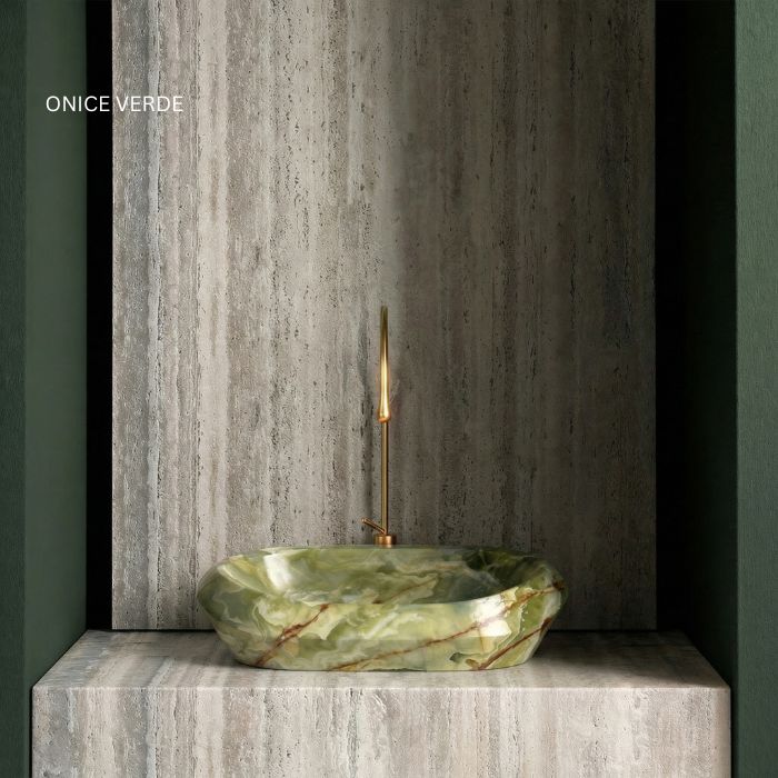 Luxus Marmor-Waschbecken 58x44cm verschiedene Sorten