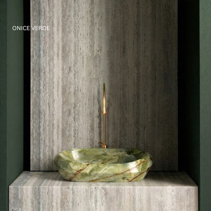 Luxus Marmor-Waschbecken 58x44cm verschiedene Sorten