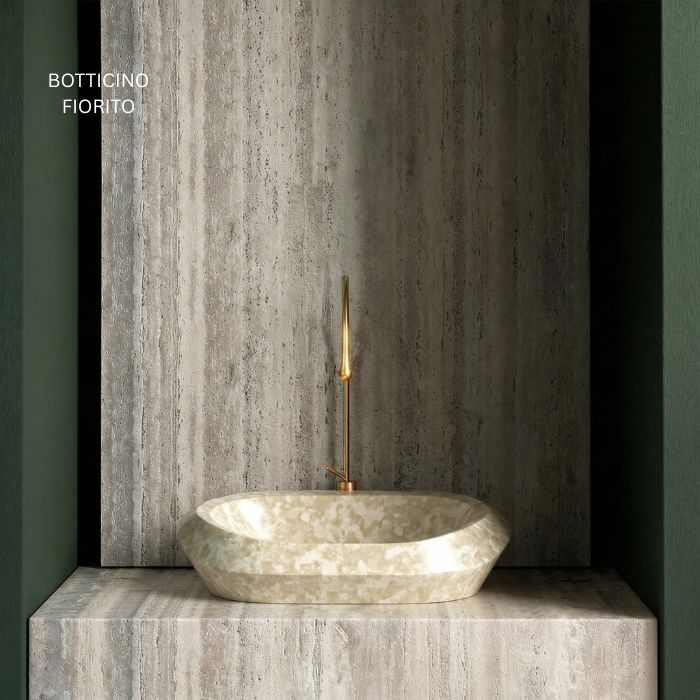 Luxus Marmor-Waschbecken 58x44cm verschiedene Sorten