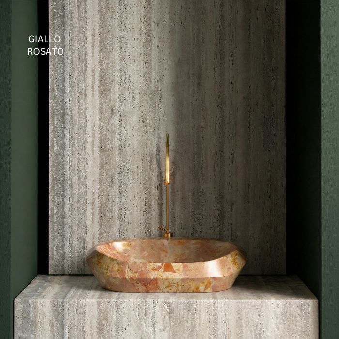 Luxus Marmor-Waschbecken 58x44cm verschiedene Sorten