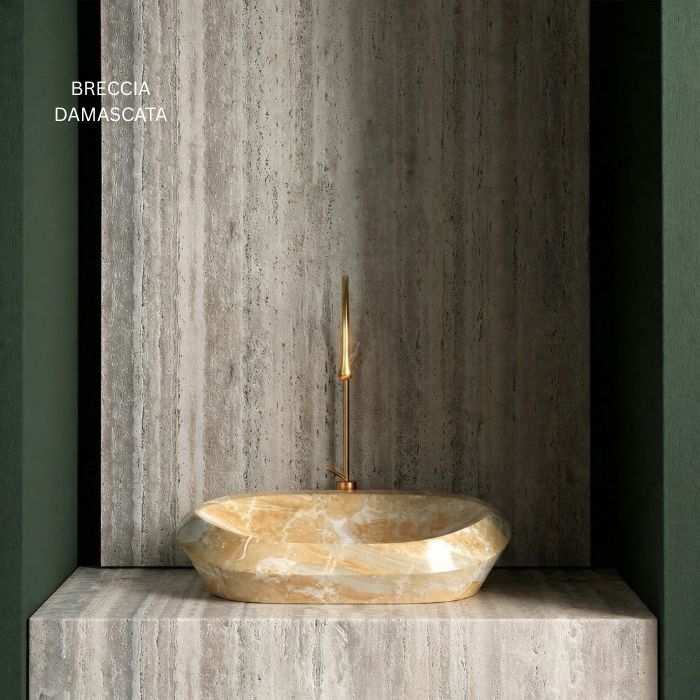 Luxus Marmor-Waschbecken 58x44cm verschiedene Sorten