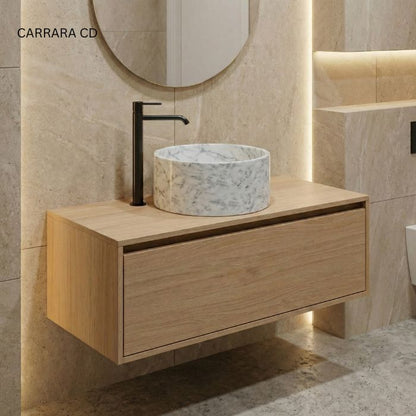 Lavabo de mármol natural Ø 45cm | Diferentes variedades | Baño de lujo
