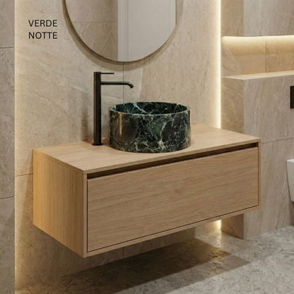 Lavabo de mármol natural Ø 45cm | Diferentes variedades | Baño de lujo