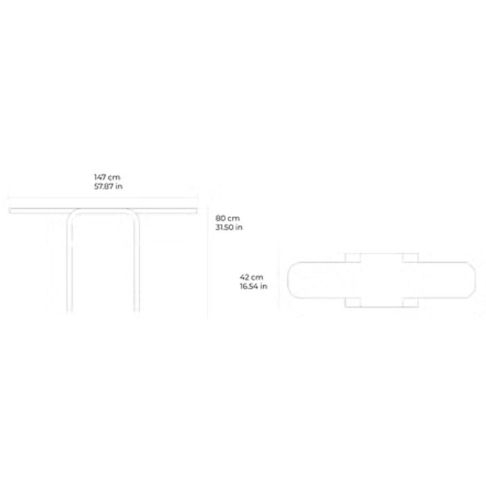 Luxury Marble Console Table Leo - multiple options