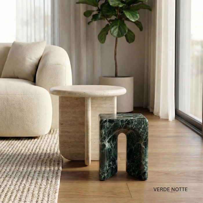 Luxury Marble Stool Asger - multiple options
