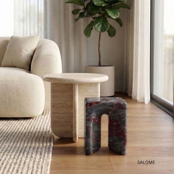 Luxury Marble Stool Asger - multiple options