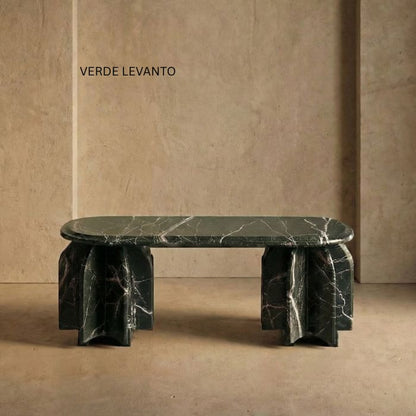 Luxus Marmor Sitzbank Henrik - verschiedene Sorten