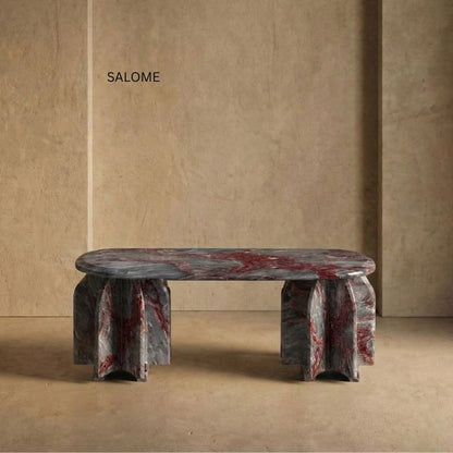 Luxus Marmor Sitzbank Henrik - verschiedene Sorten