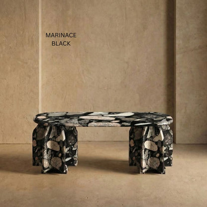 Luxus Marmor Sitzbank Henrik - verschiedene Sorten