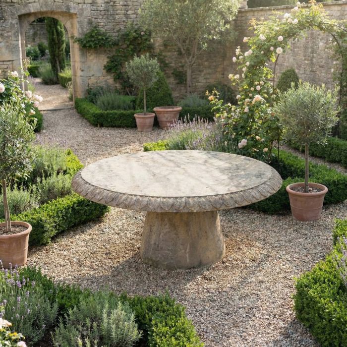 Limestone Premium Dining Table Julien