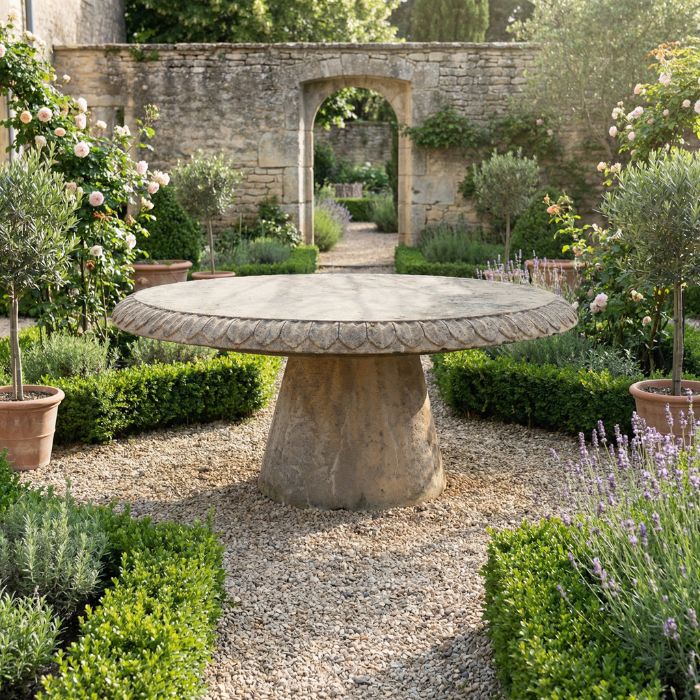 Limestone Premium Dining Table Julien