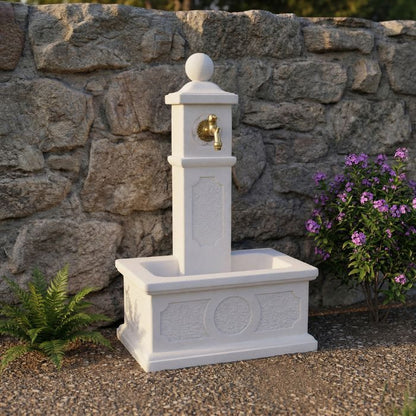 Fuente de jardín y pared Ariel