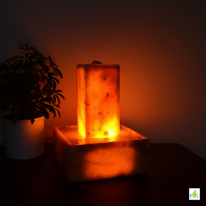 Lichtbrunnen Onyx Marmor Sunshine