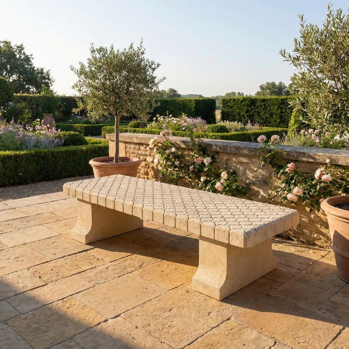 Kalkstein Premium Sitzbank Lucien