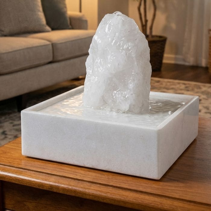 Luxury Gemstone Marble Square Indoor Fountain