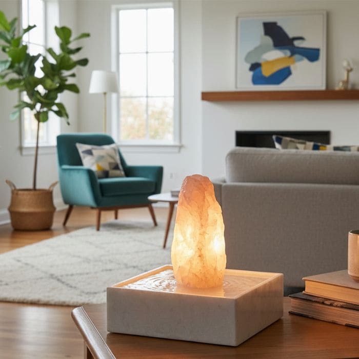 Luxury Gemstone Marble Square Indoor Fountain
