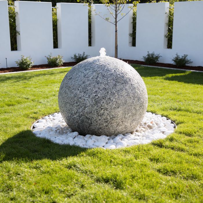 Garten Kugelbrunnen Granit