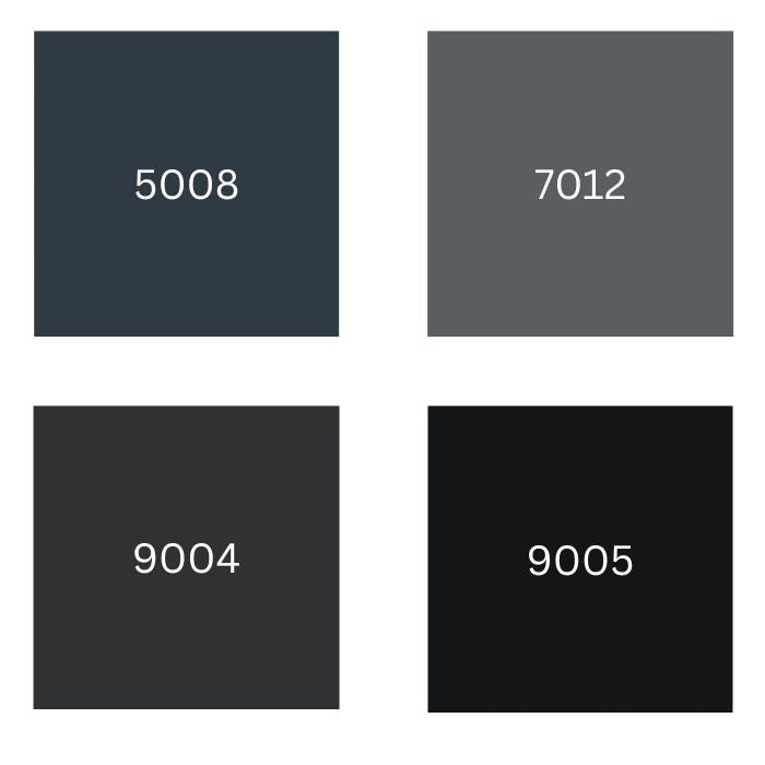 Auswahl RAL Farben Standard bei diesem Modell