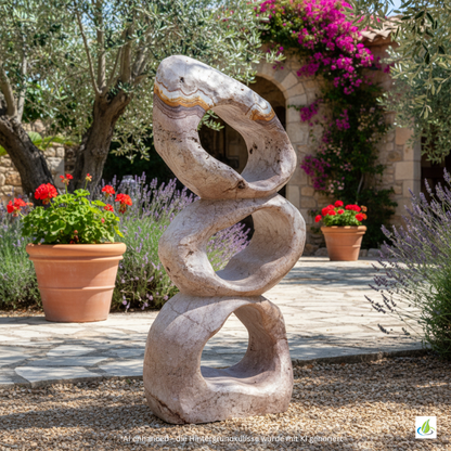 Red Onyx Marmor Showstein "Sao Paolo" Nr 2/H 132cm