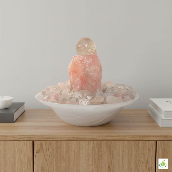Indoor Fountain Gemstone Rose Quartz