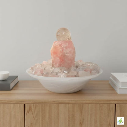 Indoor Fountain Gemstone Rose Quartz