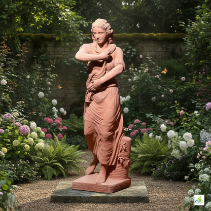 Terracotta Statue "Signora Inverno"