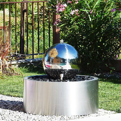 Edelstahl Kugelbrunnen TB-R