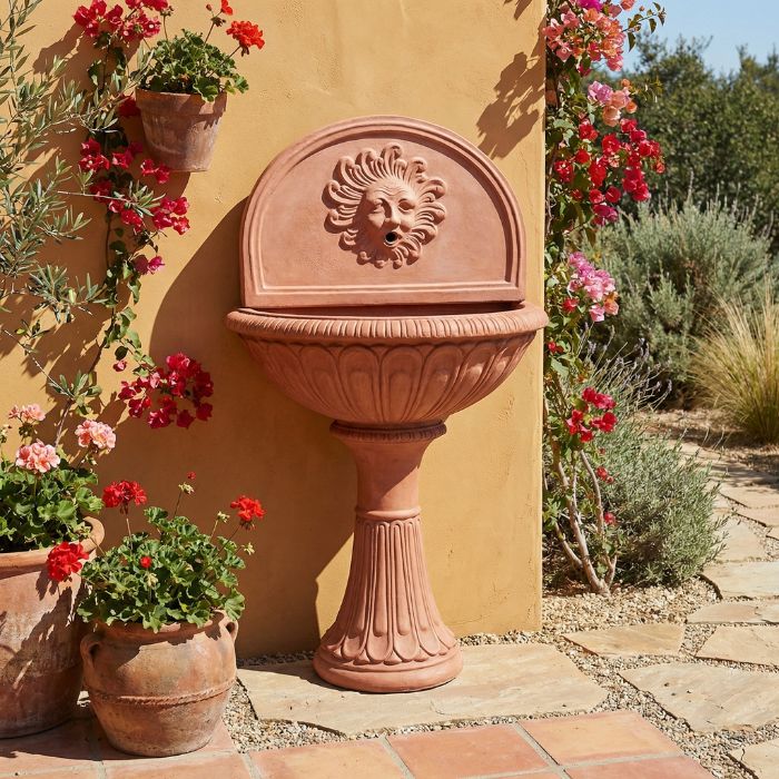 Terracottabrunnen Fontana Muro Comp