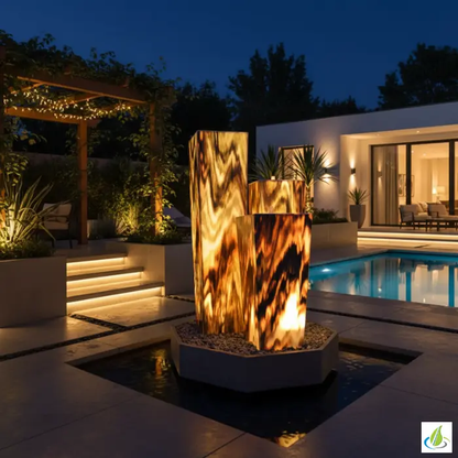 Terrassenbrunnen Sölker Marmor Revolution