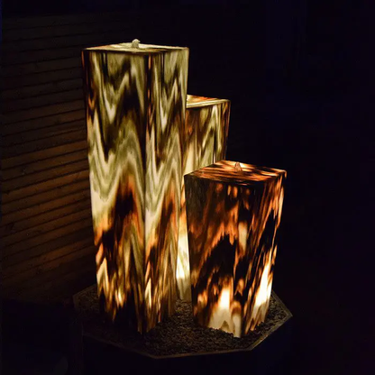 Terrassenbrunnen Sölker Marmor Revolution