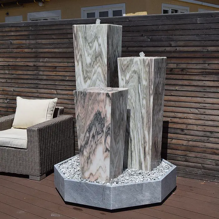 Terrassenbrunnen Sölker Marmor Revolution