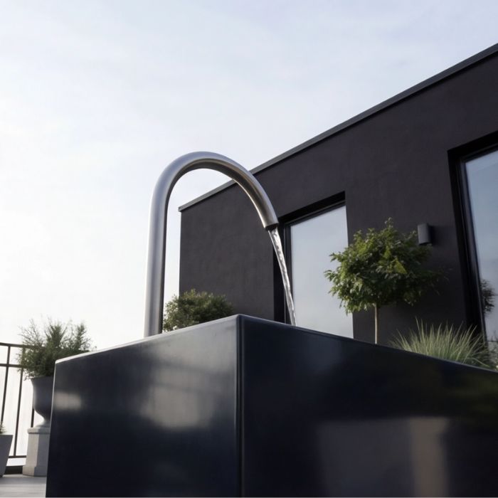 Fontaine Artisanale Acier Inox RAL - 100-200cm Fontaine Acier Premium