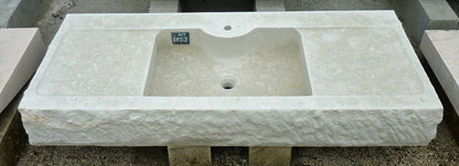 Kalkstein Waschbecken 156x65cm