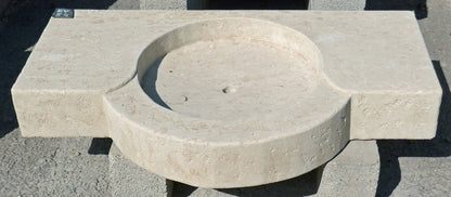 Kalkstein Waschbecken 110x65cm