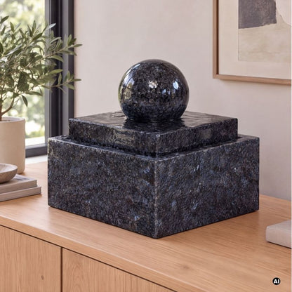 Fontaine à boules de la chambre Perle bleue