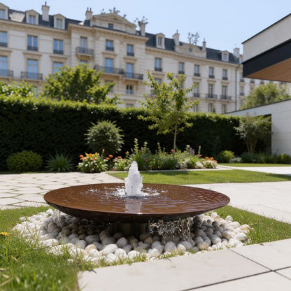 Cortenstahl Outdoor Wasserschale