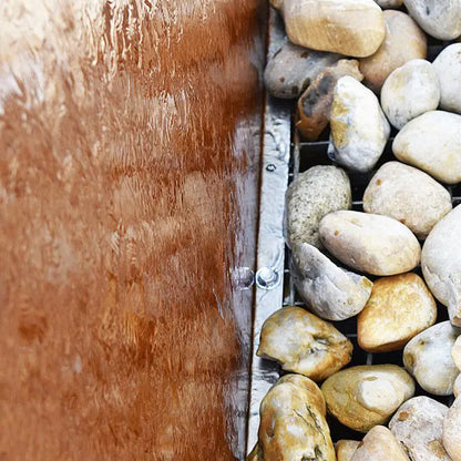 Cortenstahl Outdoor Wasserwand GB