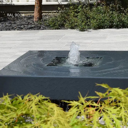 Design Gartenbrunnen Quad RAL Farben