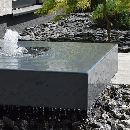 Design Gartenbrunnen Quad RAL Farben