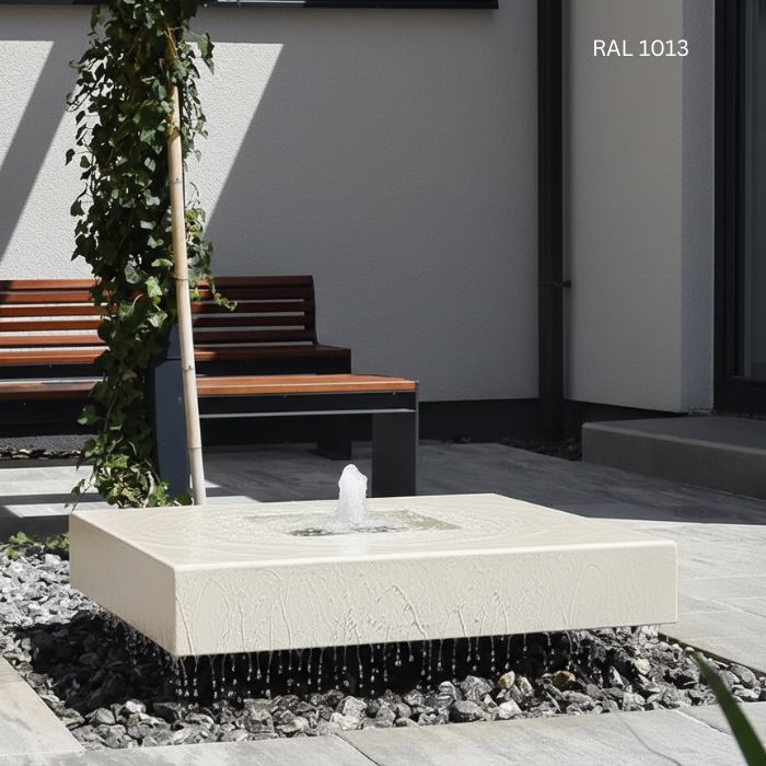 Design Gartenbrunnen Quad RAL Farben