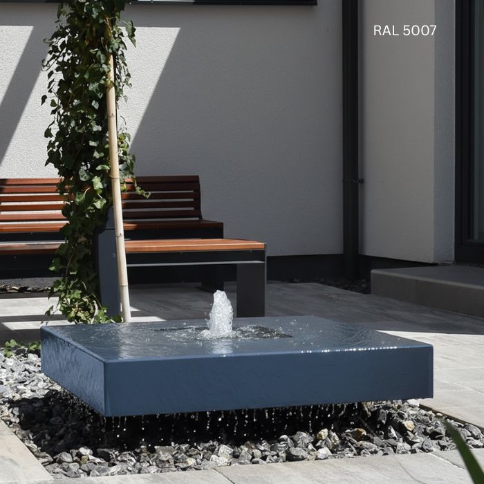 Design Gartenbrunnen Quad RAL Farben