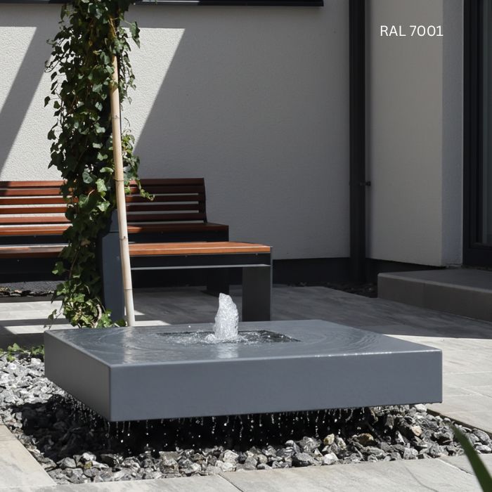 Design Gartenbrunnen Quad RAL Farben
