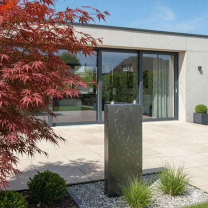 Mur d'eau extérieur en acier inoxydable GB