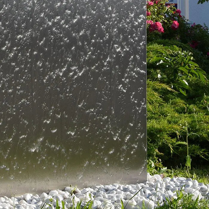 Mur d'eau extérieur en acier inoxydable GB
