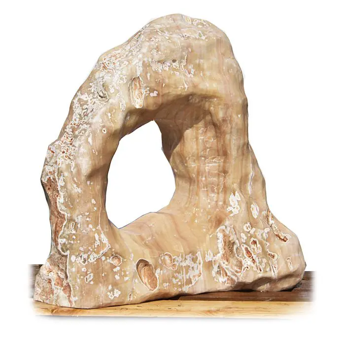 Pierre décorative d'exposition Flamingo marbre Santiago 3/H 102cm