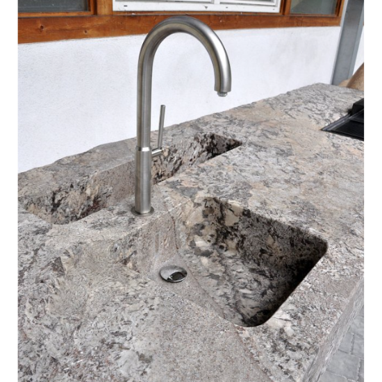 Outdoorkitchen Granite Bianco Avorio Cristal