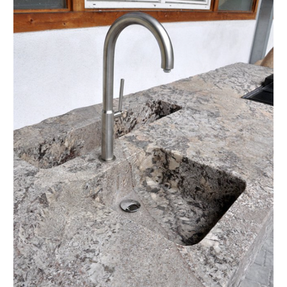 Outdoorkitchen Granite Bianco Avorio Cristal